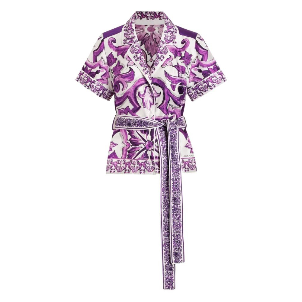 Chemise 'All-over Maiolica' pour Femmes