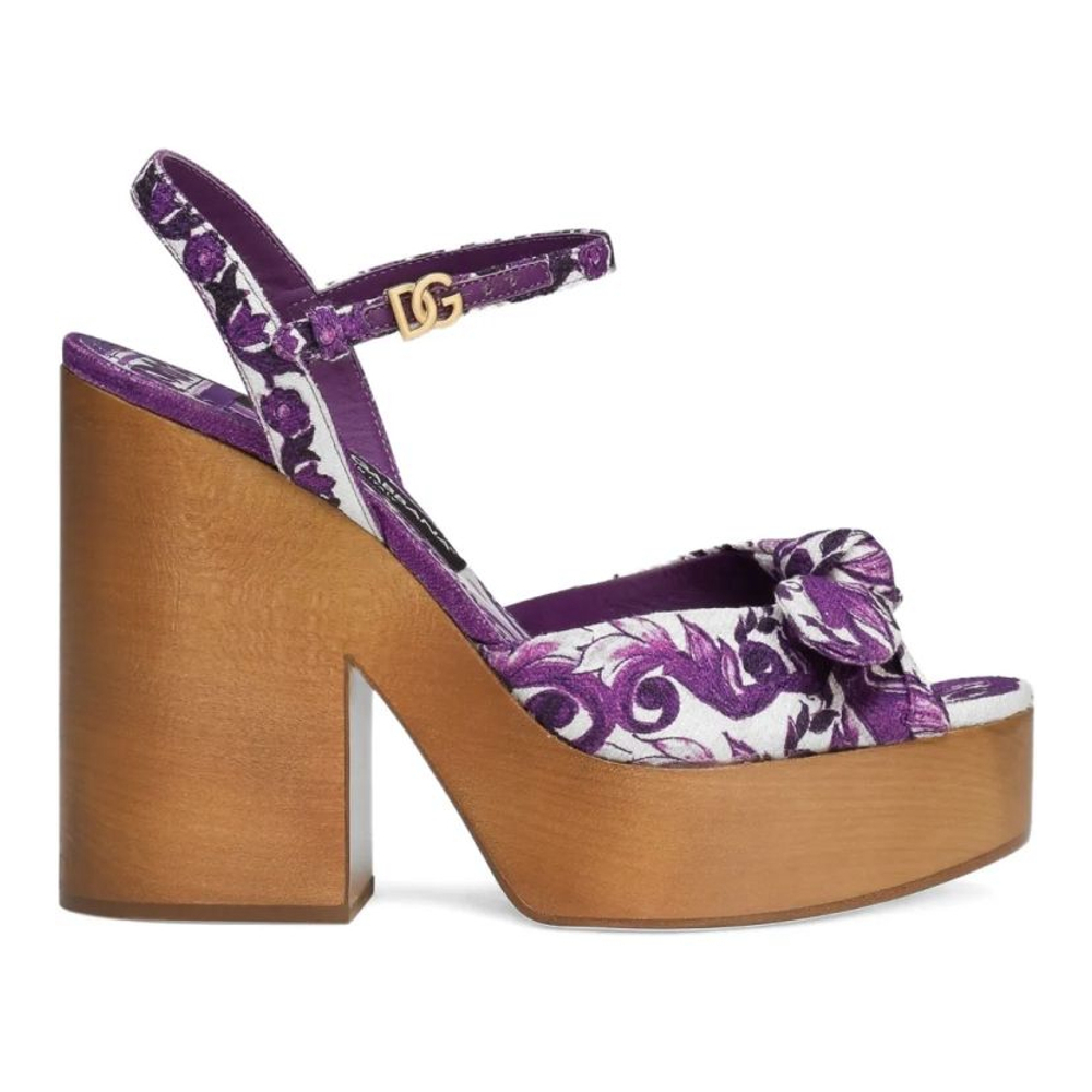 Sandales à talon 'Majolica-Print' pour Femmes