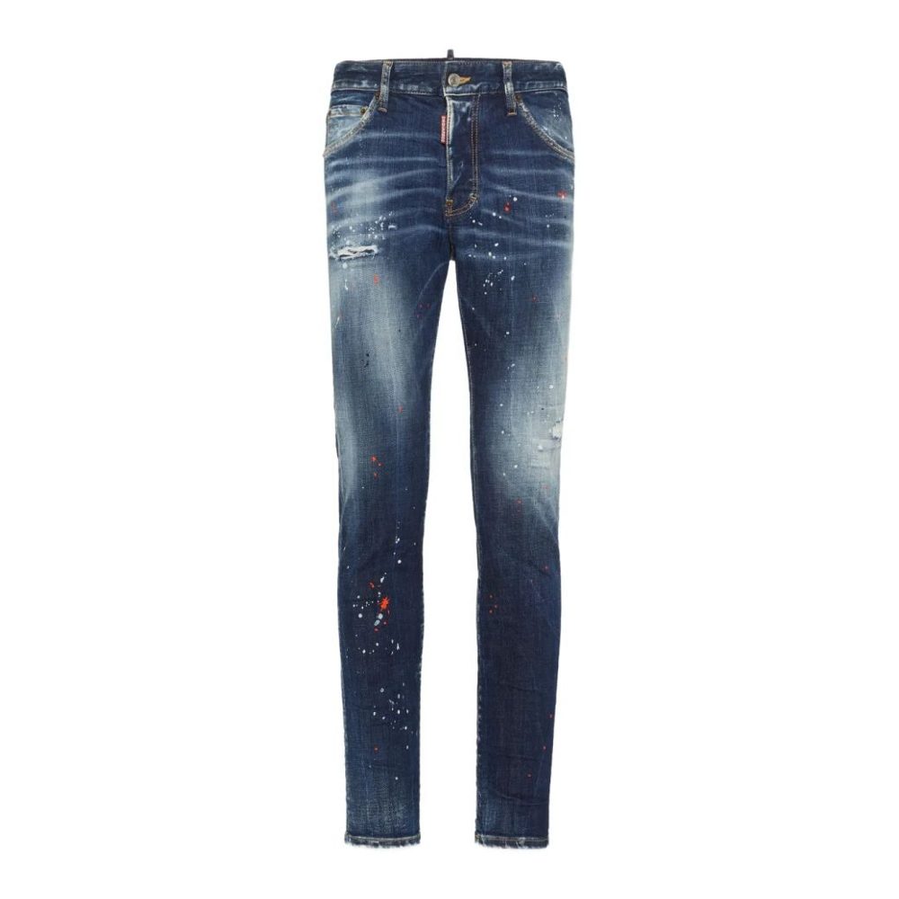 Men's 'Logo-Patch' Jeans