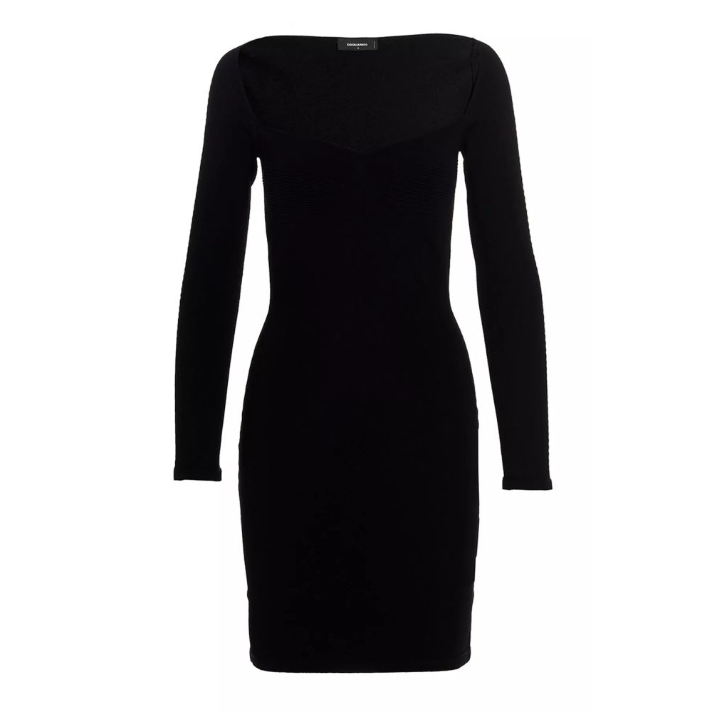 Women's 'Ribbed' Long-Sleeved Dress