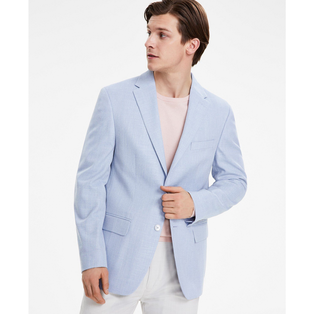 Blazer 'Blue Solid Modern-Fit' pour Hommes