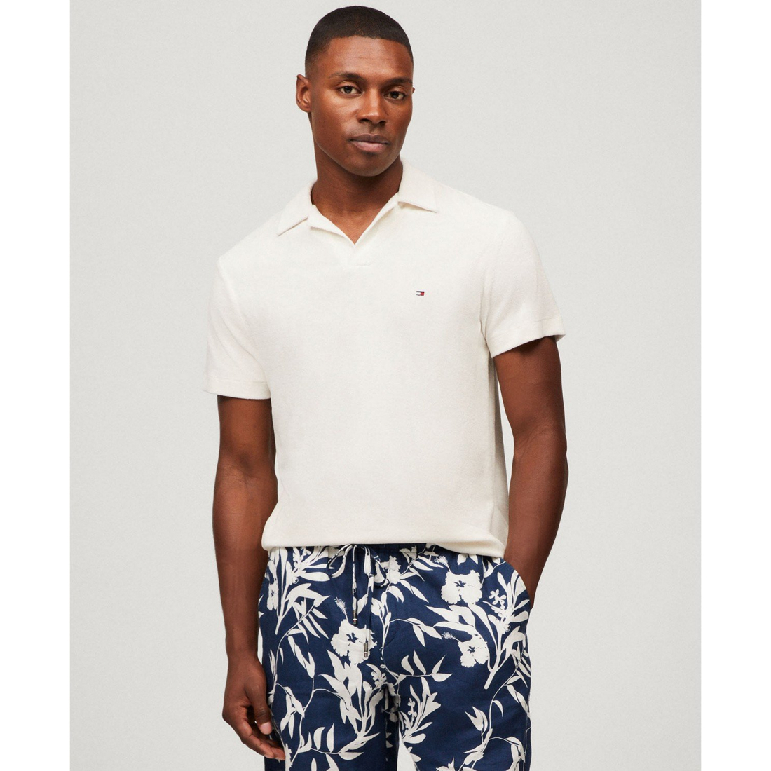 Polo 'Regular-Fit Toweling Texture Polo' pour Hommes