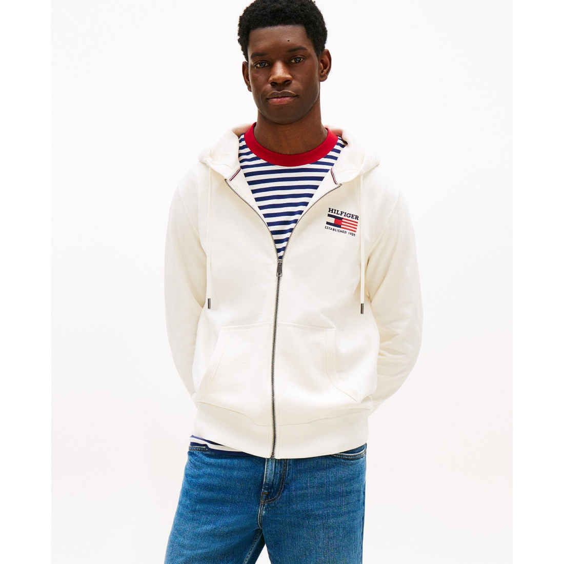 Sweatshirt à capuche  'Americana Zip Through' pour Hommes
