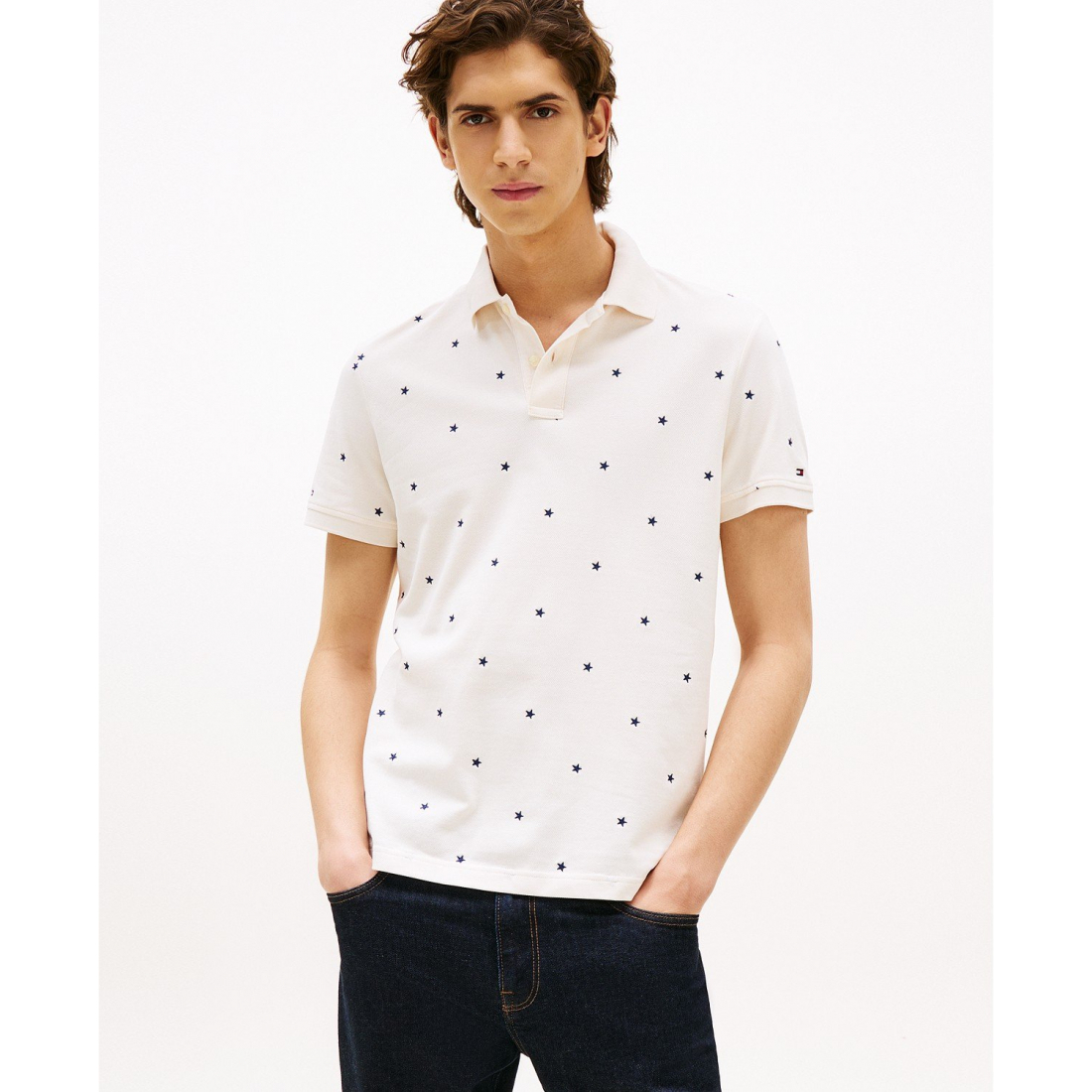 Polo 'All Over Star Print' pour Hommes