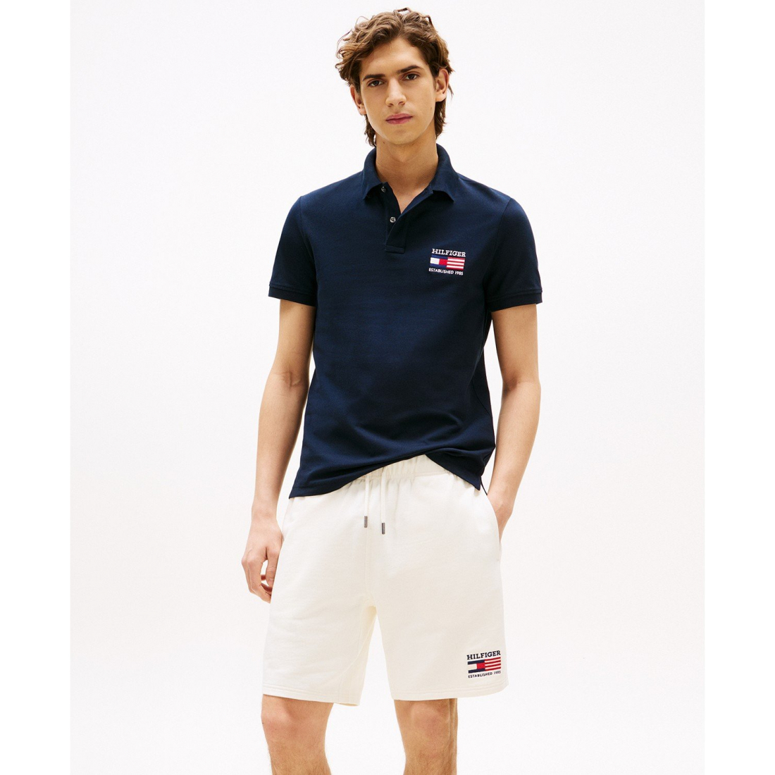 Polo 'Flag Regular Fit' pour Hommes