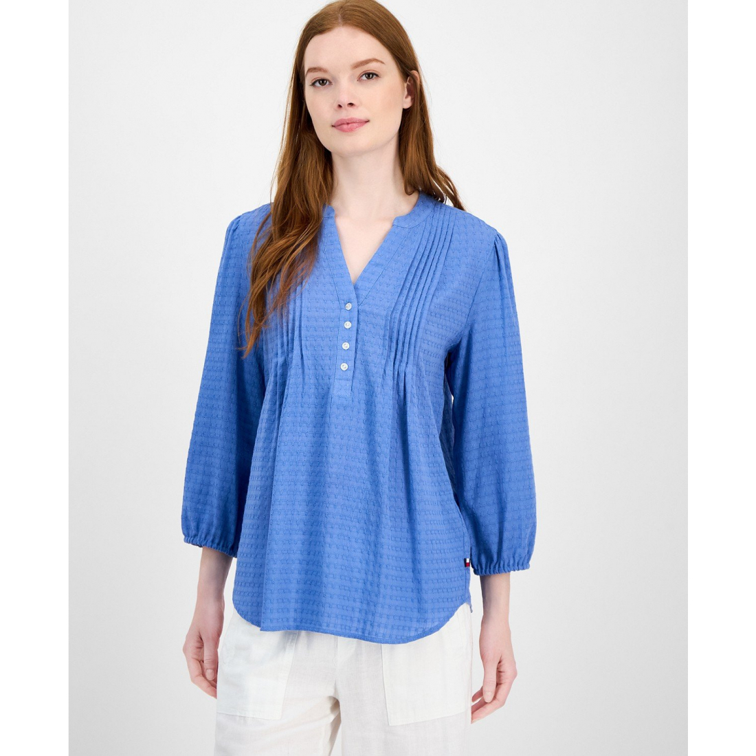 Tunique 'Dobby Pintucked' pour Femmes