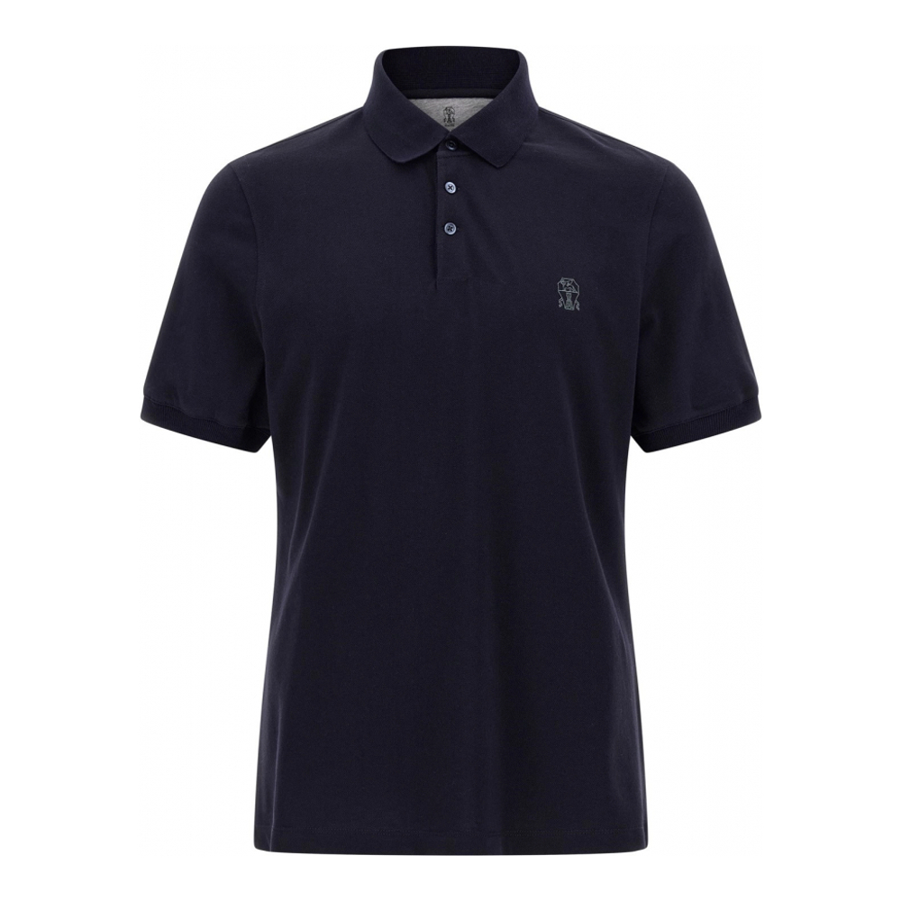 Polo 'Embroidered-Logo' pour Hommes