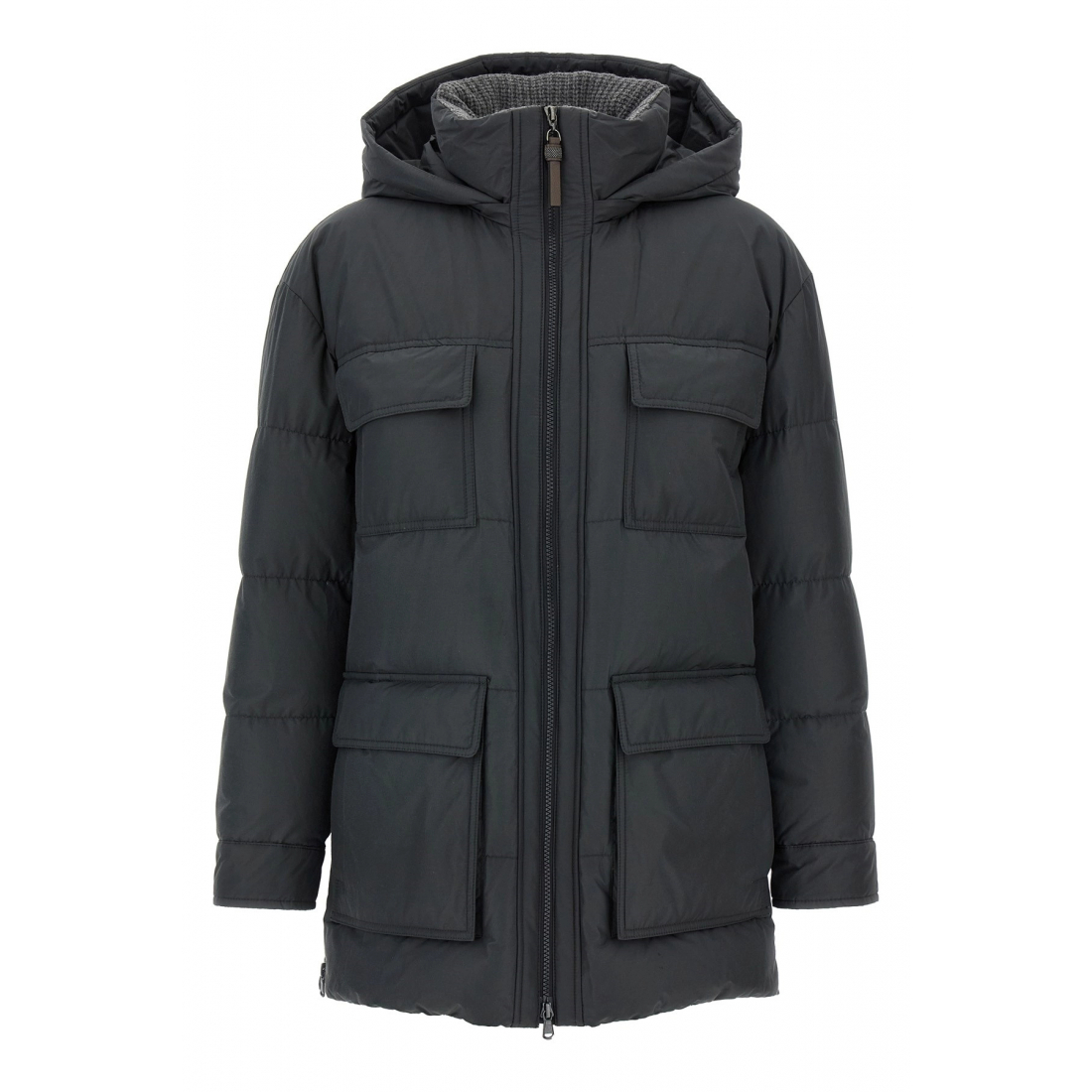 Doudoune en plumes 'Quilted Knitted Neck' pour Femmes