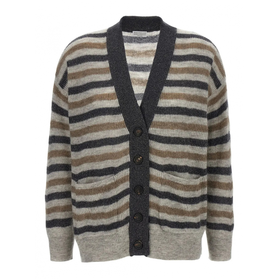 'Striped' Strickjacke für Damen