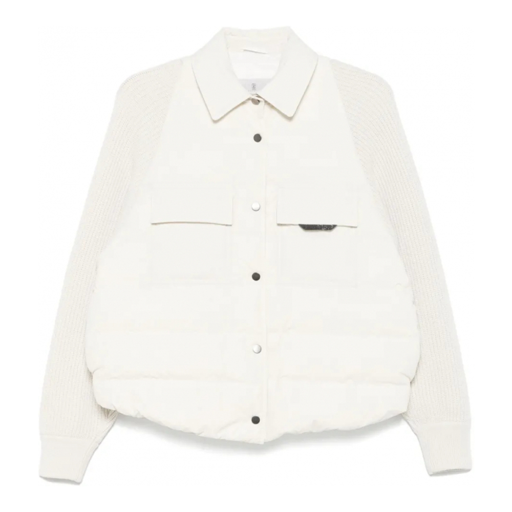 Doudoune en plumes 'Panelled' pour Femmes