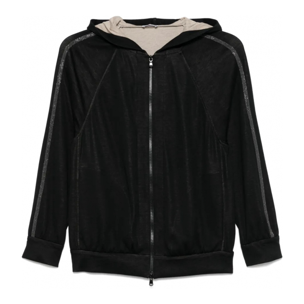 Women's 'Shiny Trims' Hoodie