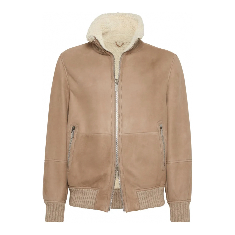 Veste de Survêtement 'Shearling-Collared' pour Hommes