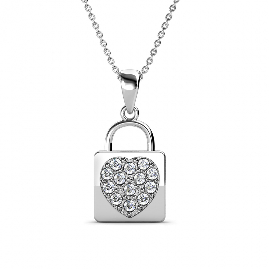 Pendentif 'Lock Heart' pour Femmes