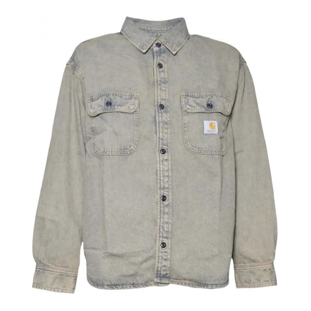 Chemise en Jean 'Logo-Patch' pour Hommes