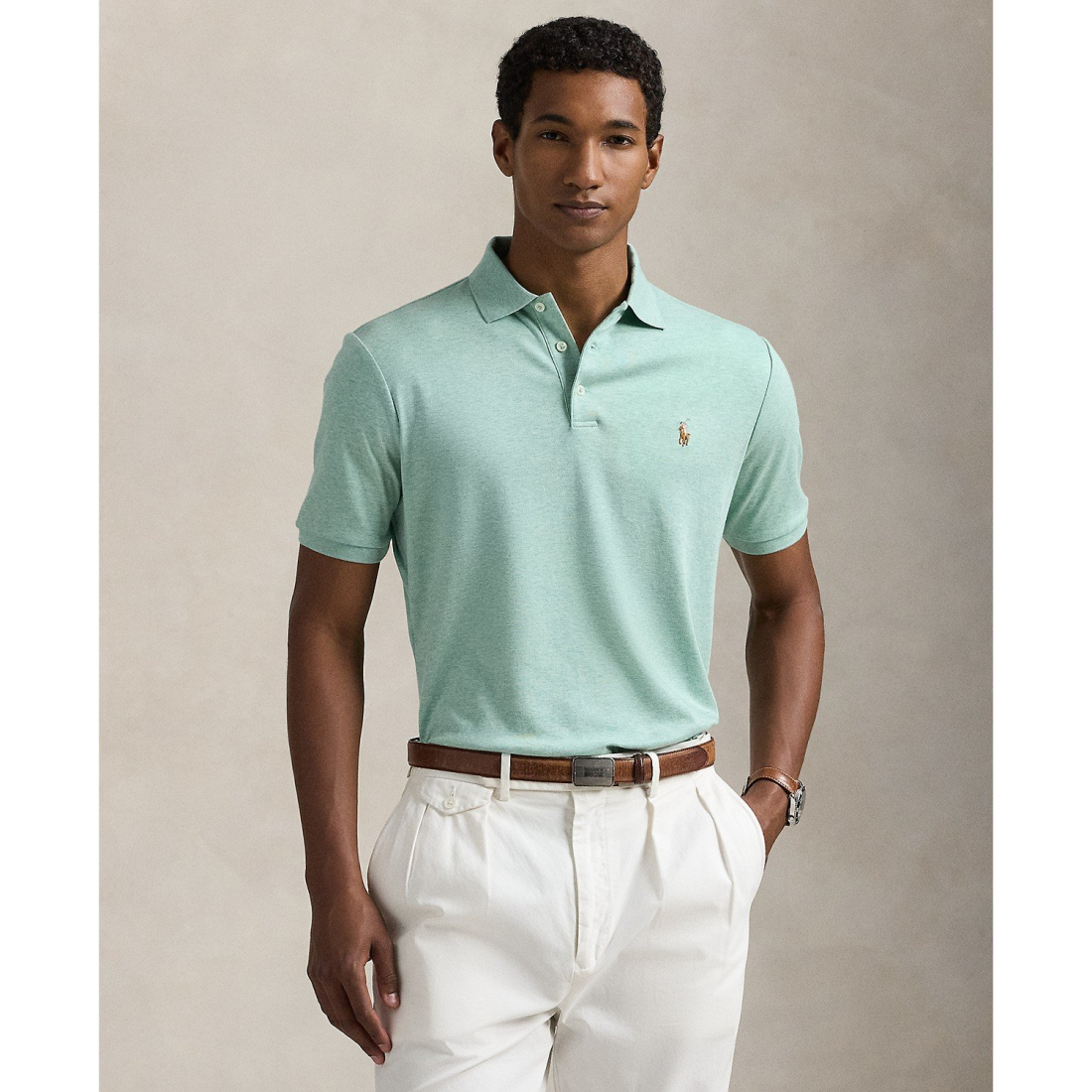 Polo 'Custom Slim Fit Soft Cotton' pour Hommes