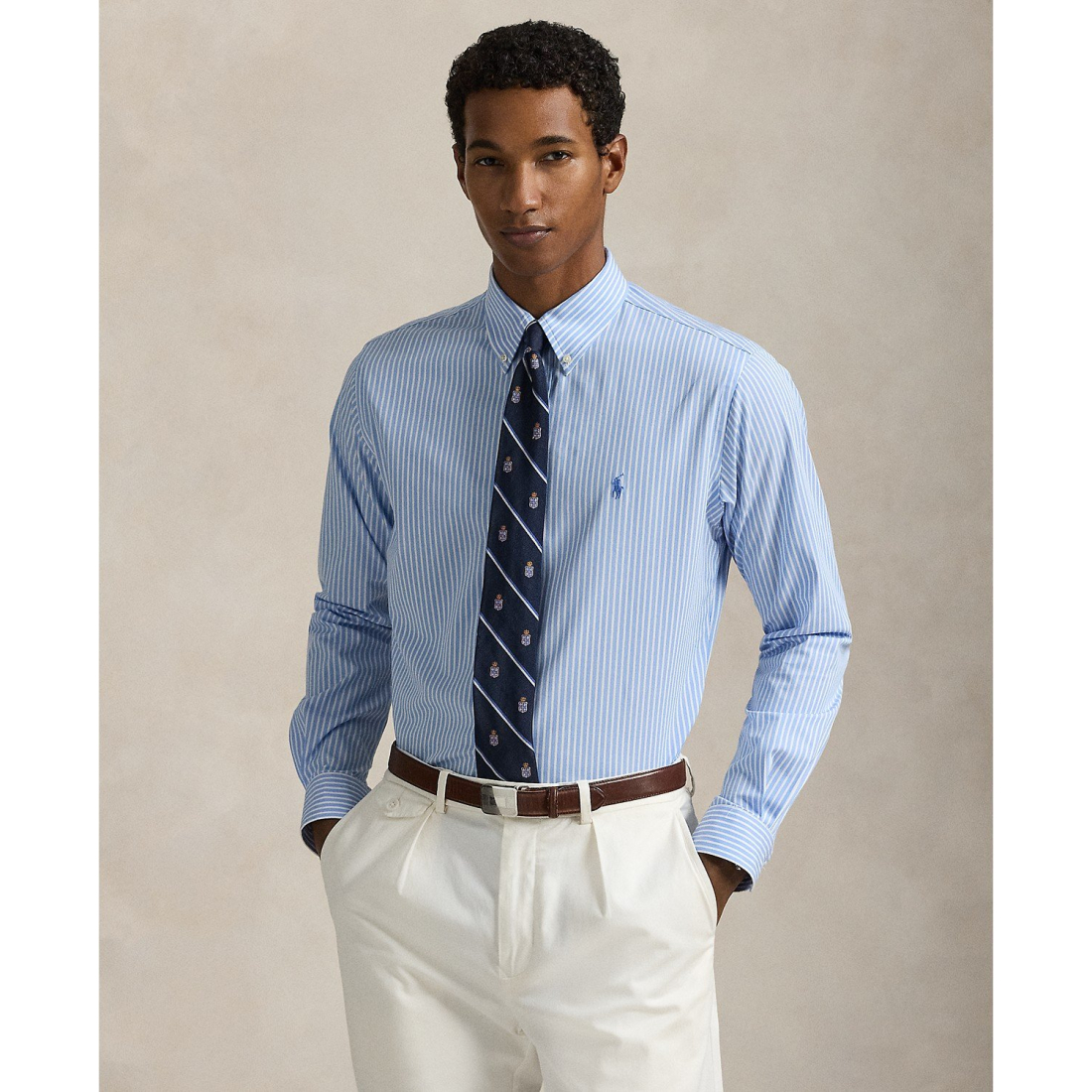Chemise 'Slim-Fit Poplin' pour Hommes