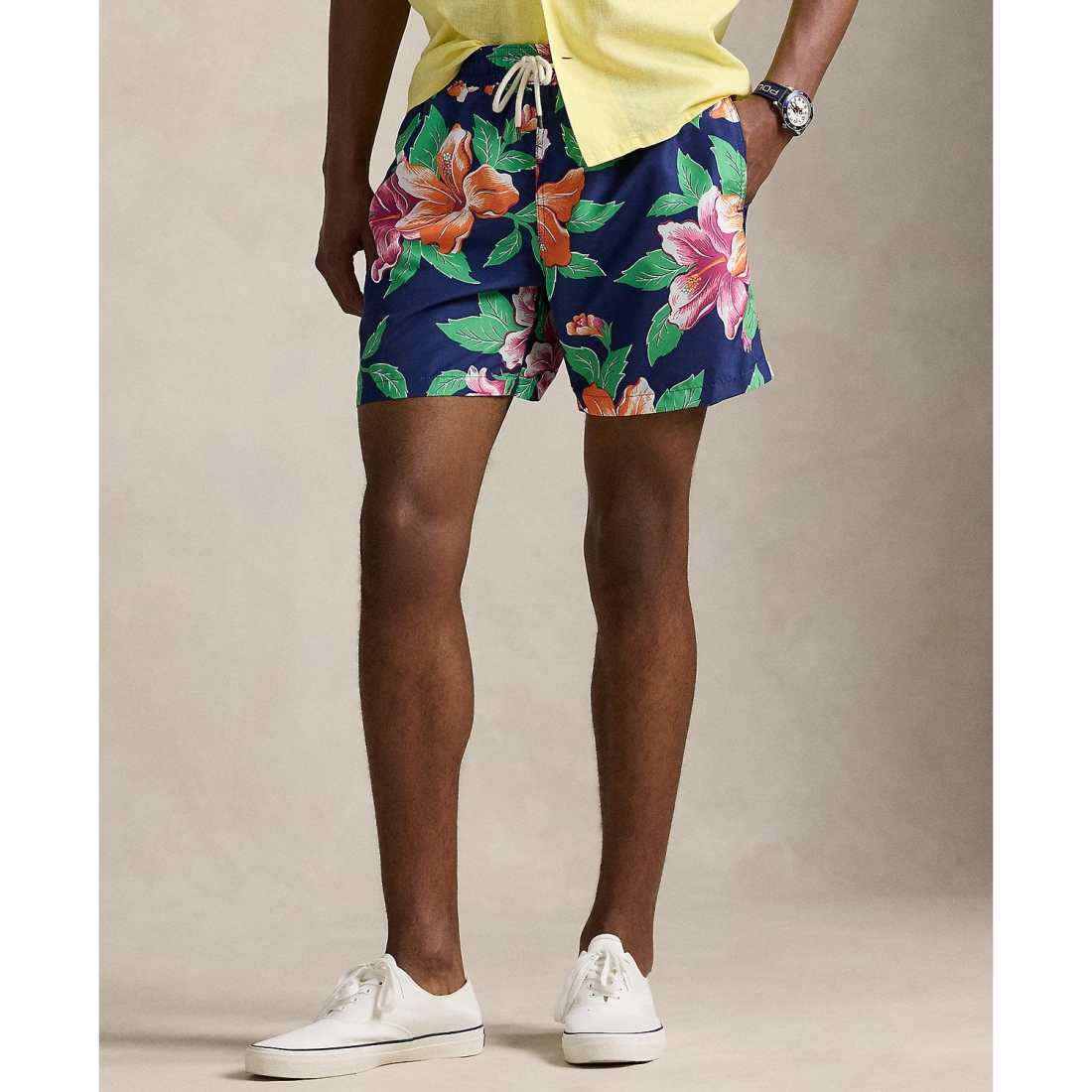 Short de bain '5.75-Inch Traveler Classic Printeds' pour Hommes