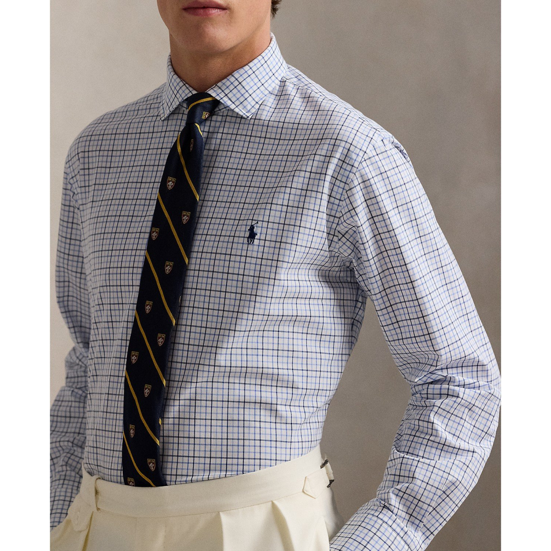 Chemise 'Classic Tattersall Stretch Poplin' pour Hommes