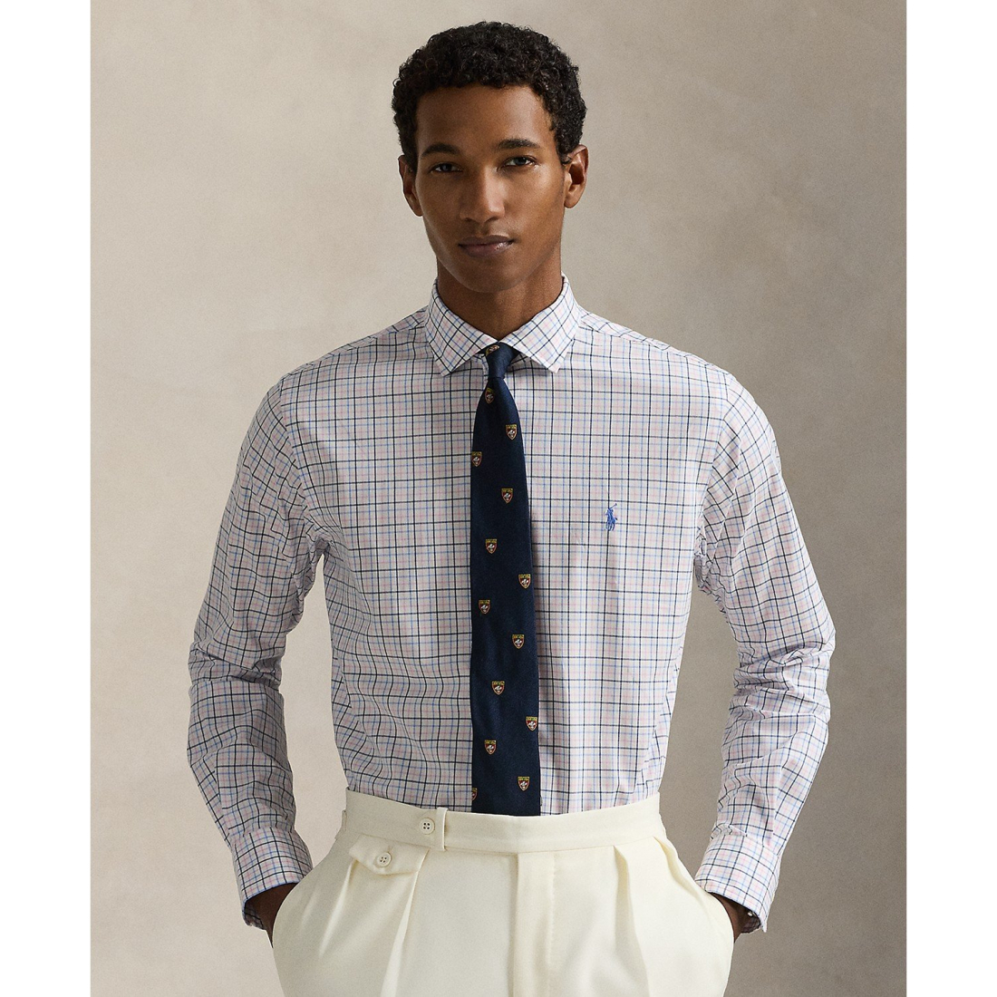 Chemise 'Classic Tattersall Stretch Poplin' pour Hommes