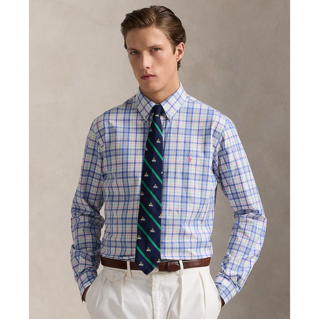 Chemise 'Slim-Fit Stretch Poplin' pour Hommes