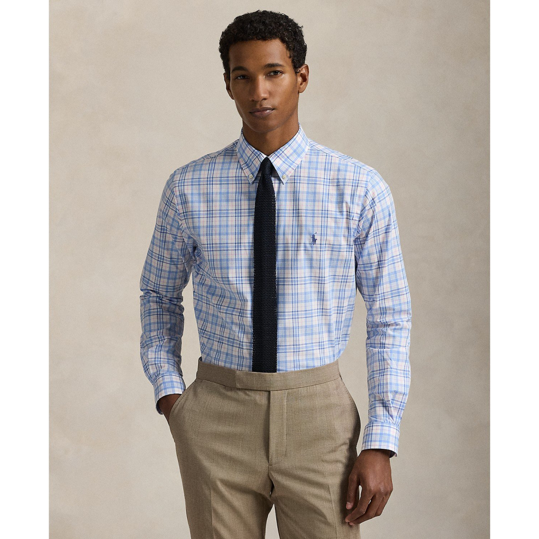 Chemise 'Slim-Fit Stretch Poplin' pour Hommes