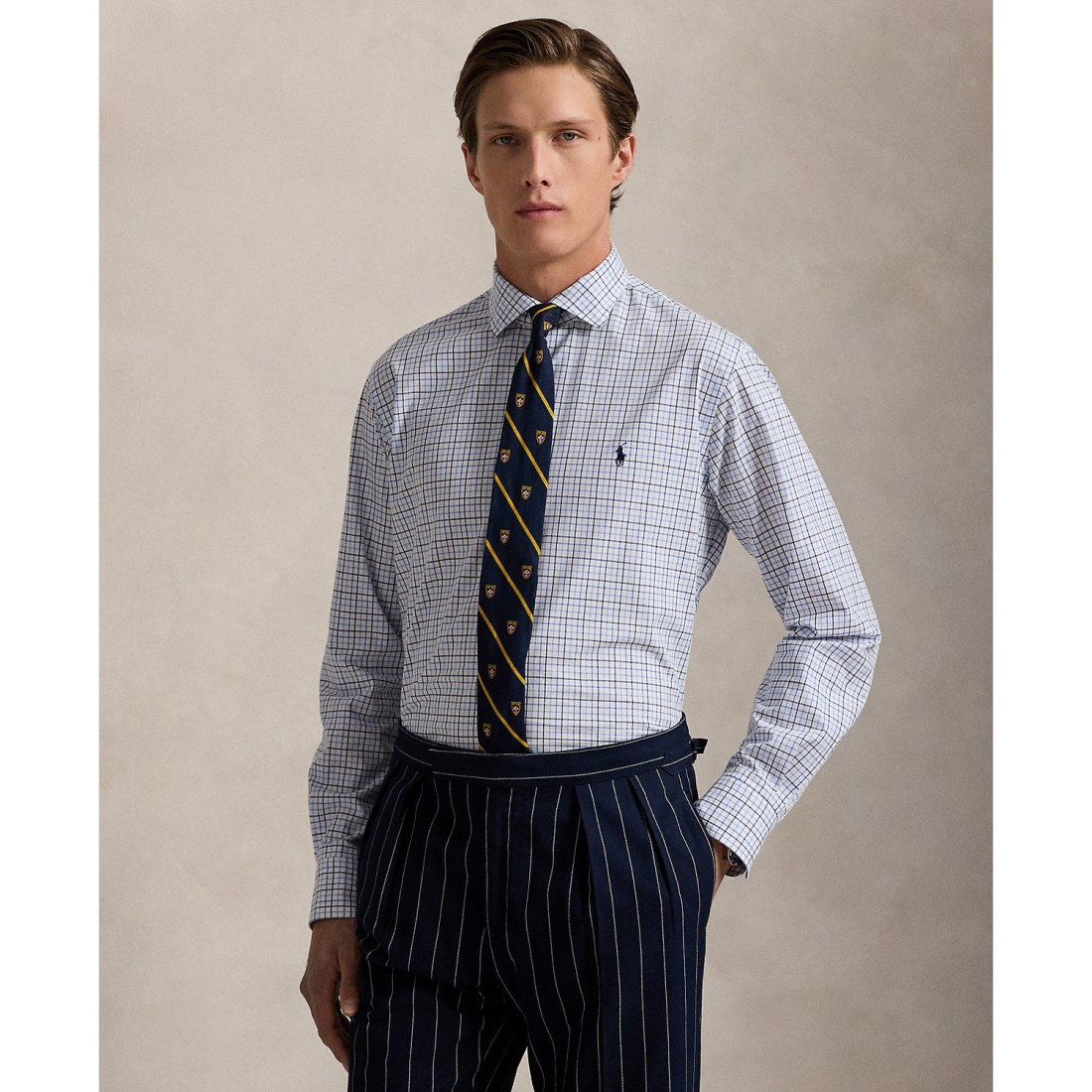 Chemise 'Slim-Fit Stretch Poplin' pour Hommes