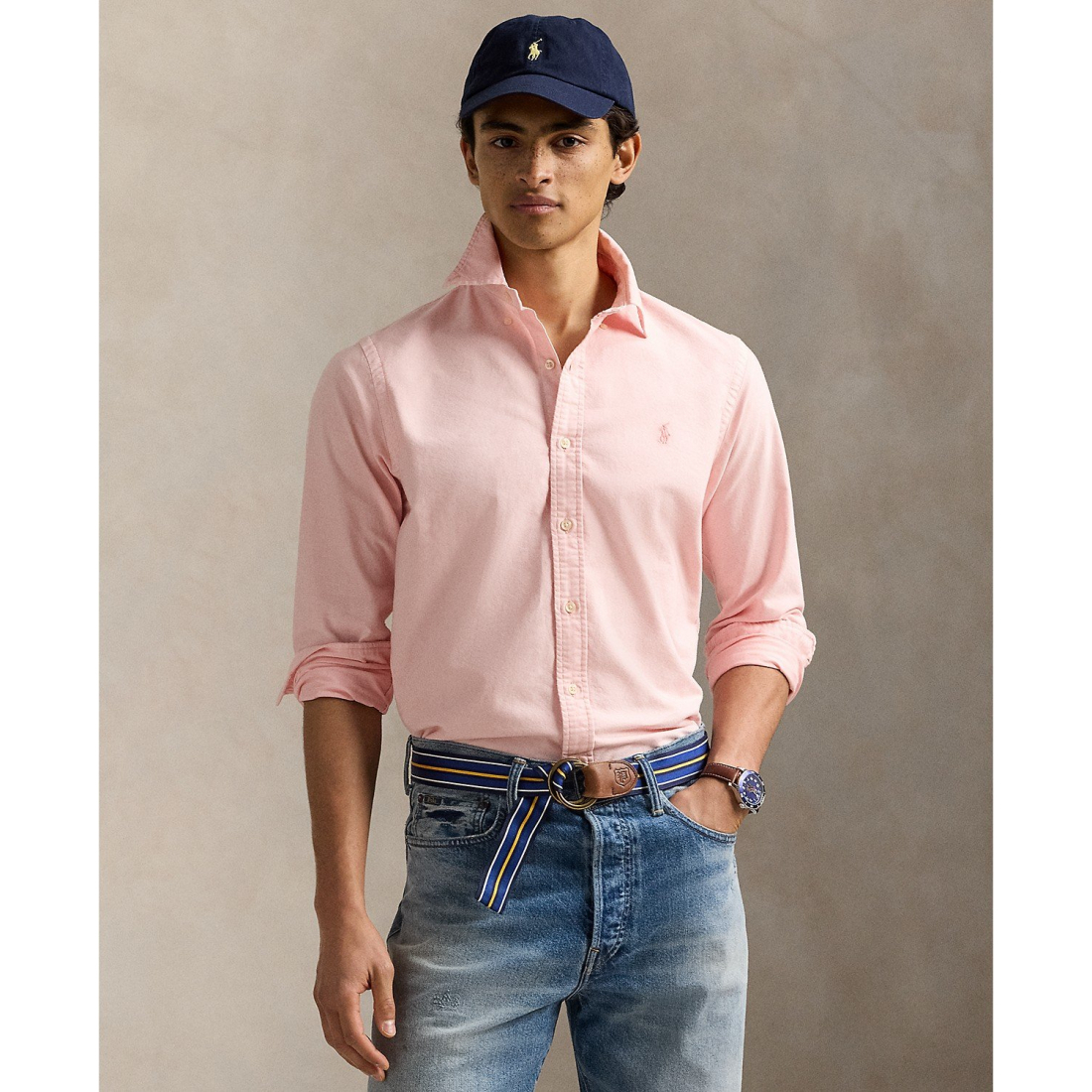 Chemise 'Classic Fit Mineral-Dyed Oxford' pour Hommes