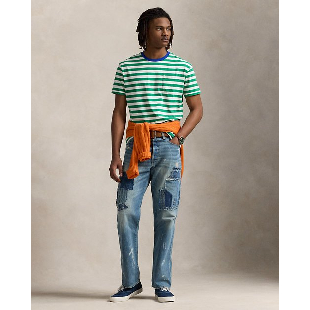 T-shirt 'Classic Fit Striped Jersey' pour Hommes