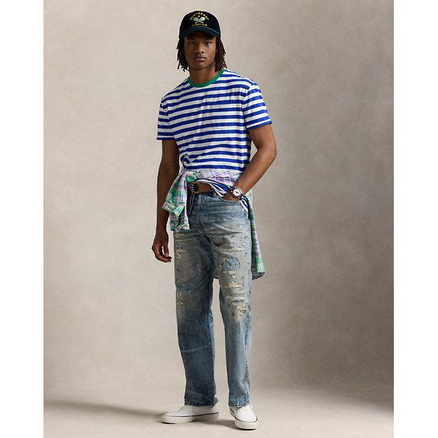 T-shirt 'Classic Fit Striped Jersey' pour Hommes