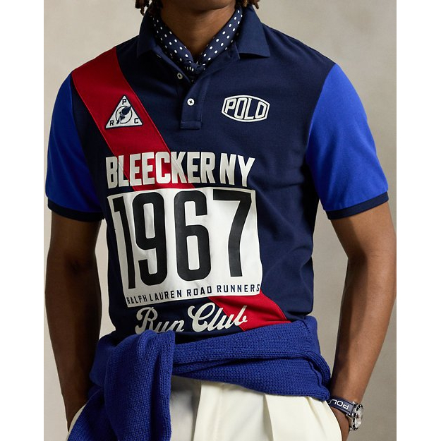 Polo 'Classic Fit Mesh Graphic' pour Hommes