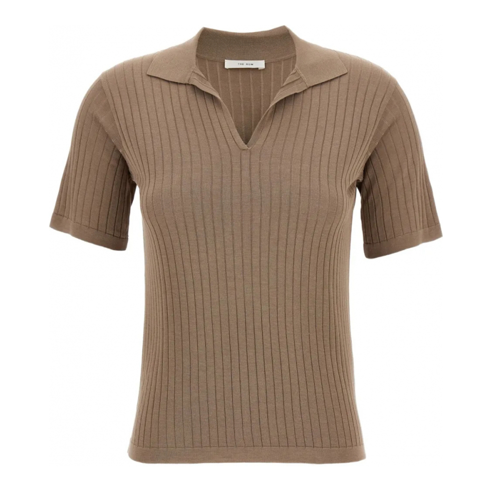 T-shirt 'Ribbed' pour Femmes