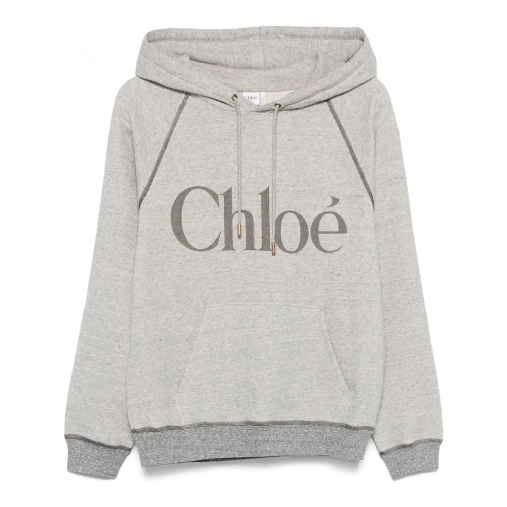 Sweatshirt à capuche  'Logo-Print' pour Femmes