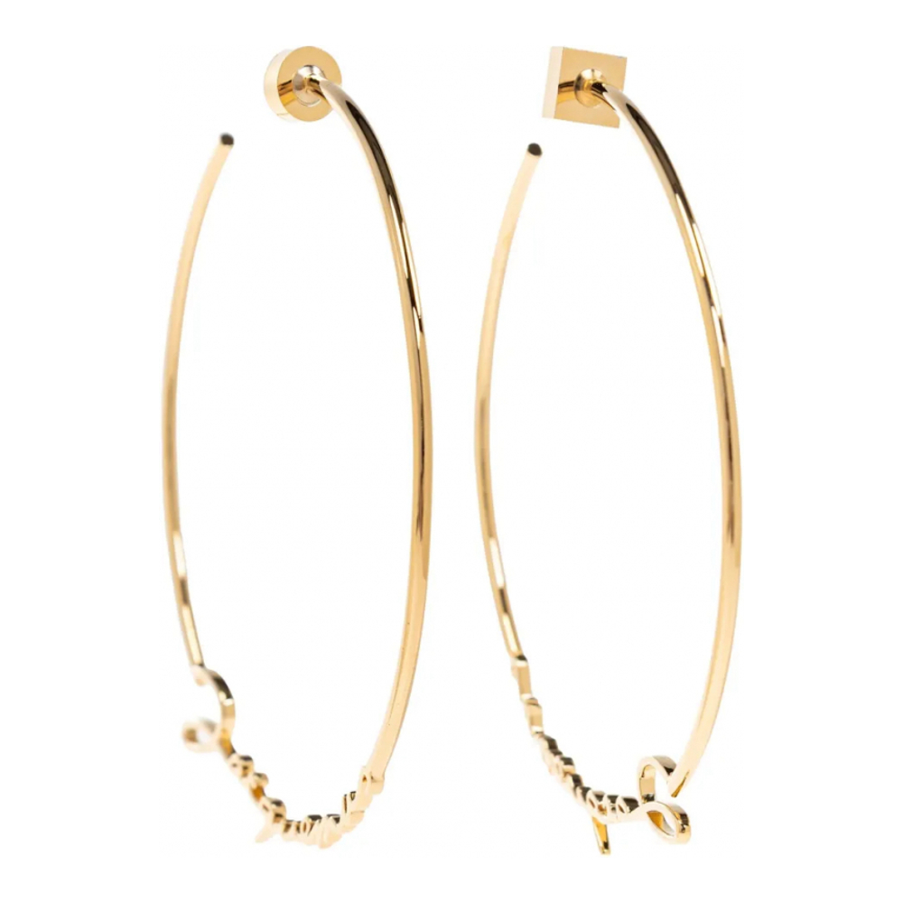 Women's 'Logo-Lettering Hoop' Earrings