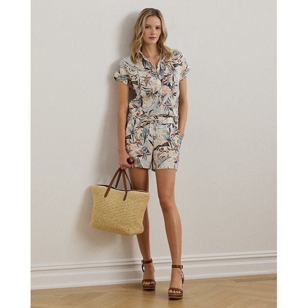 Chemise à manches courtes 'Relaxed Fit Print' pour Femmes