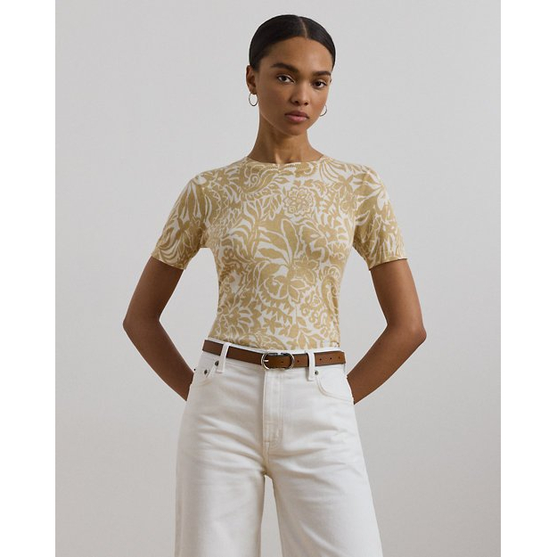 'Floral' T-Shirt für Damen