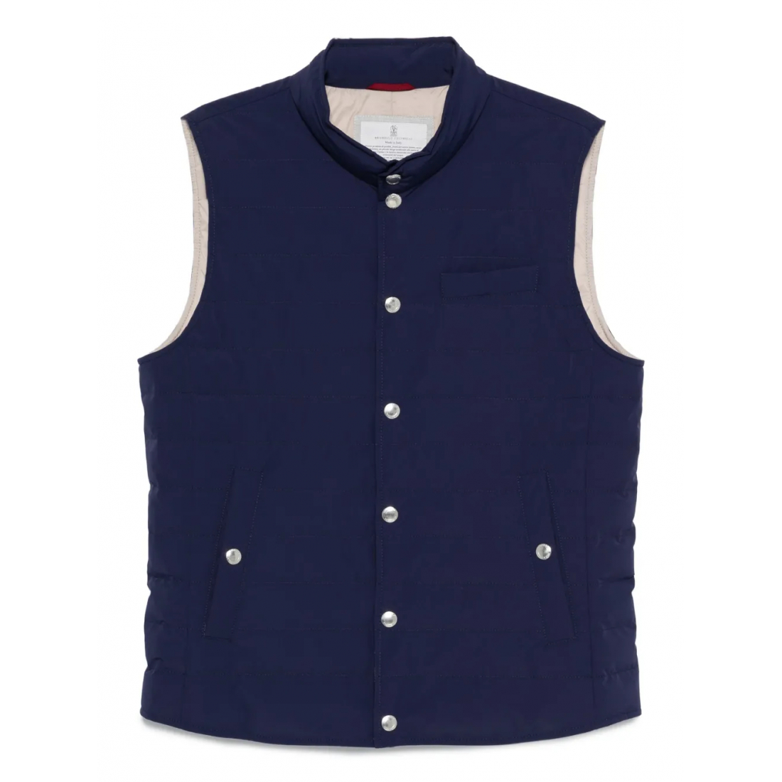 Gilet matelassé 'Quilted Snap-Fit Fastening' pour Hommes