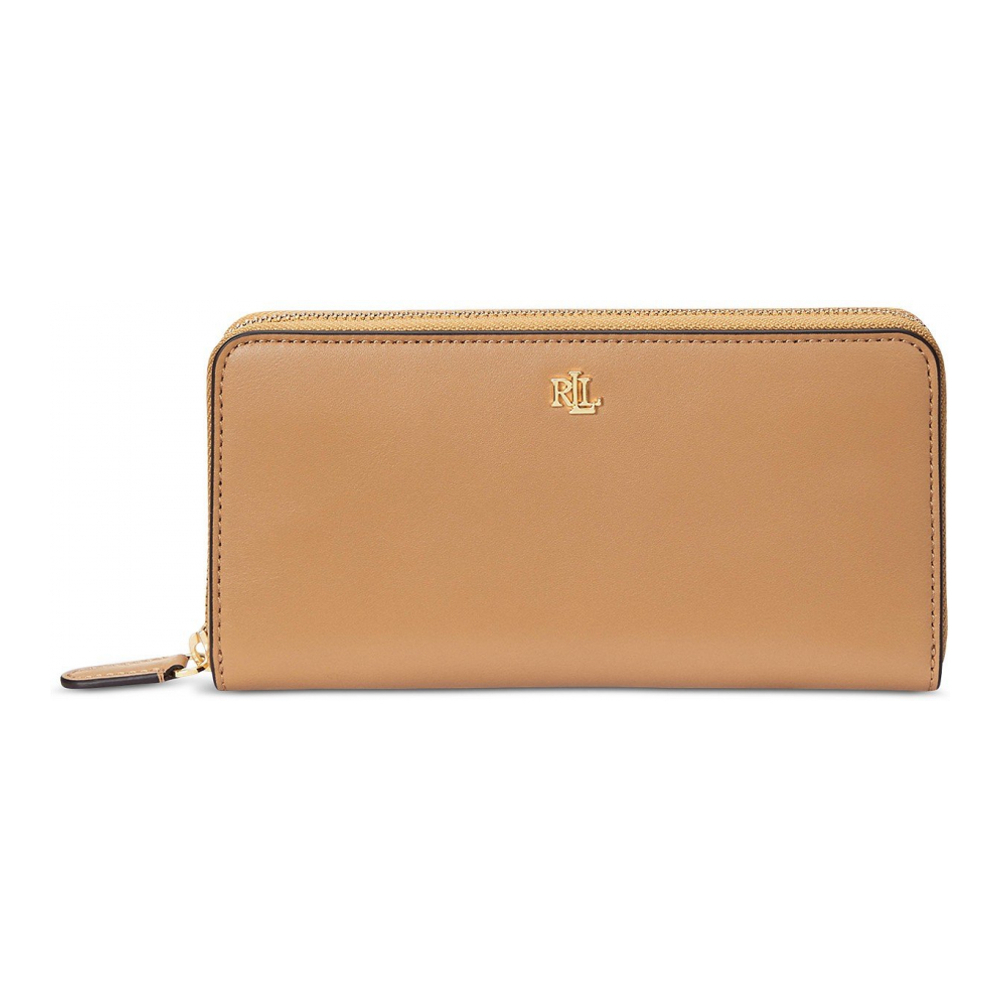 Women's 'Full-Grain Large Zip Continental' Wallet