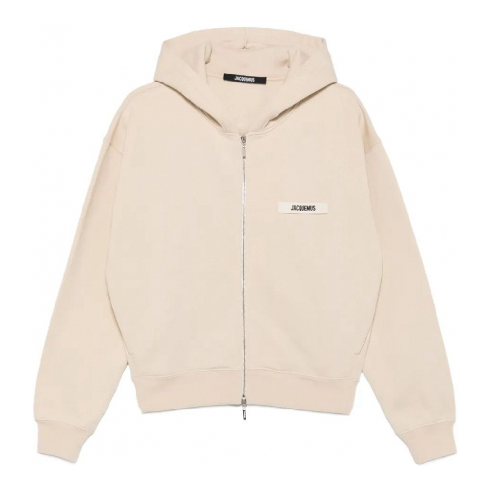 Sweatshirt à capuche  'Le Hoodie Gros Grain Zippé' pour Hommes