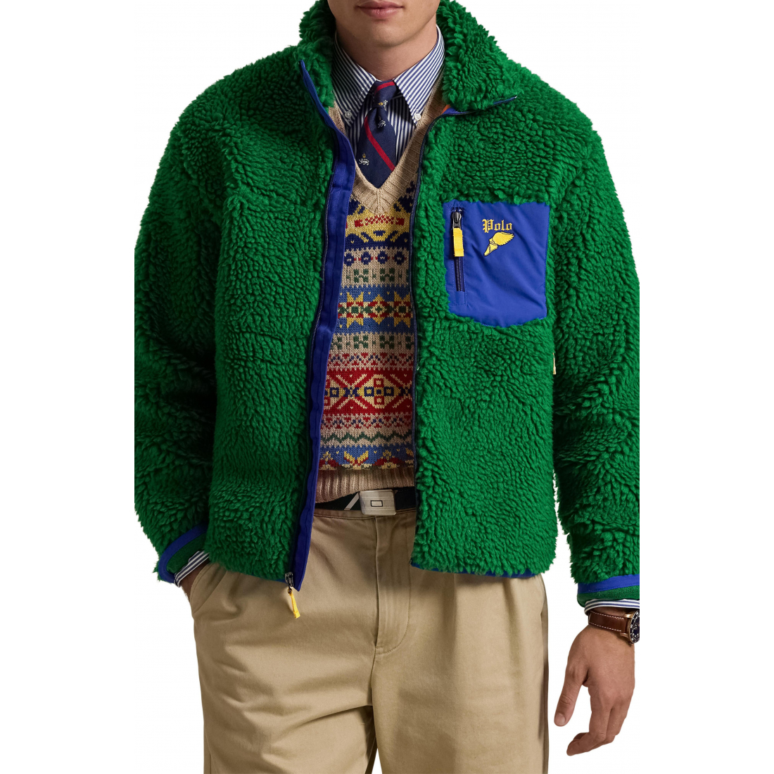 Men's 'Shaggy High Pile Fleece' Jacket