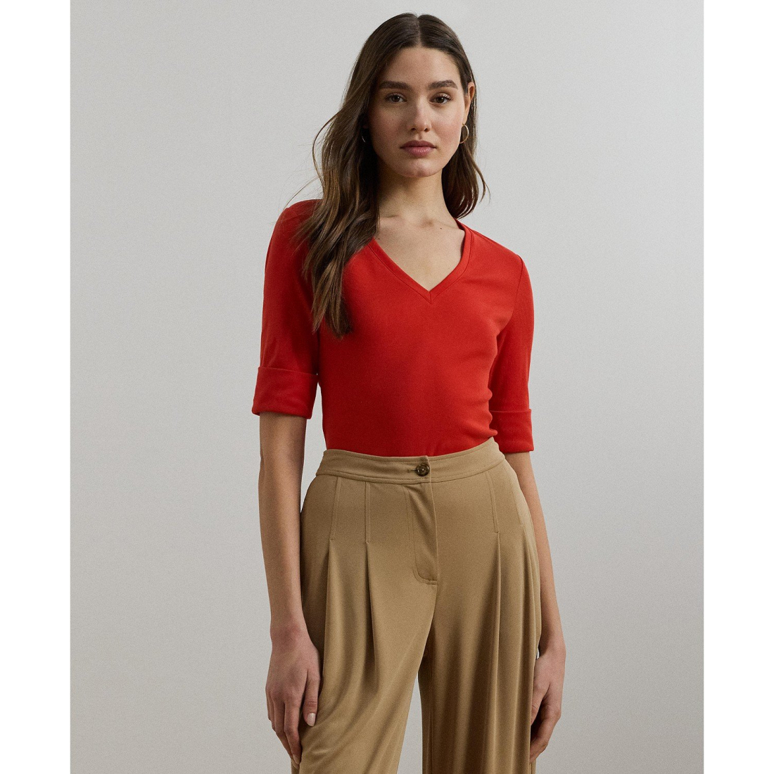 'Elbow-Sleeve Top' 3/4 Arm Top für Damen