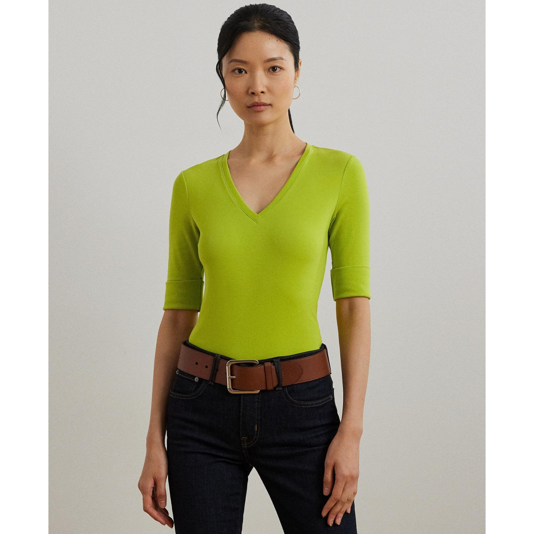 'Elbow-Sleeve Top' 3/4 Arm Top für Damen