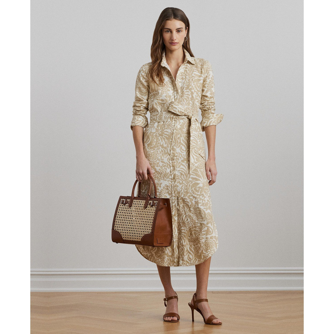 Robe chemise 'Floral Regular & Petite' pour Femmes