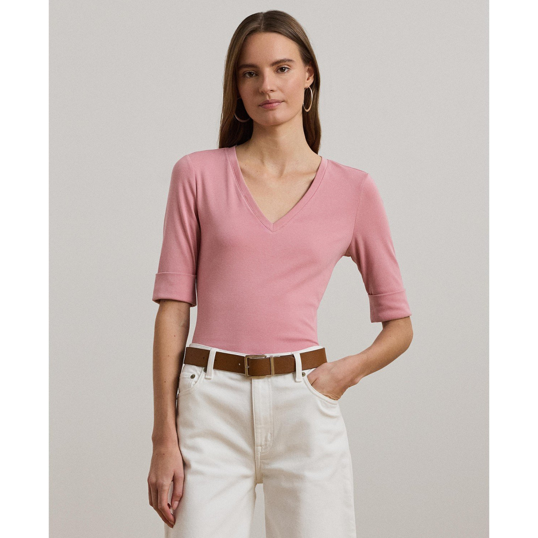 Top à manches 3/4 'Elbow-Sleeve Top' pour Femmes