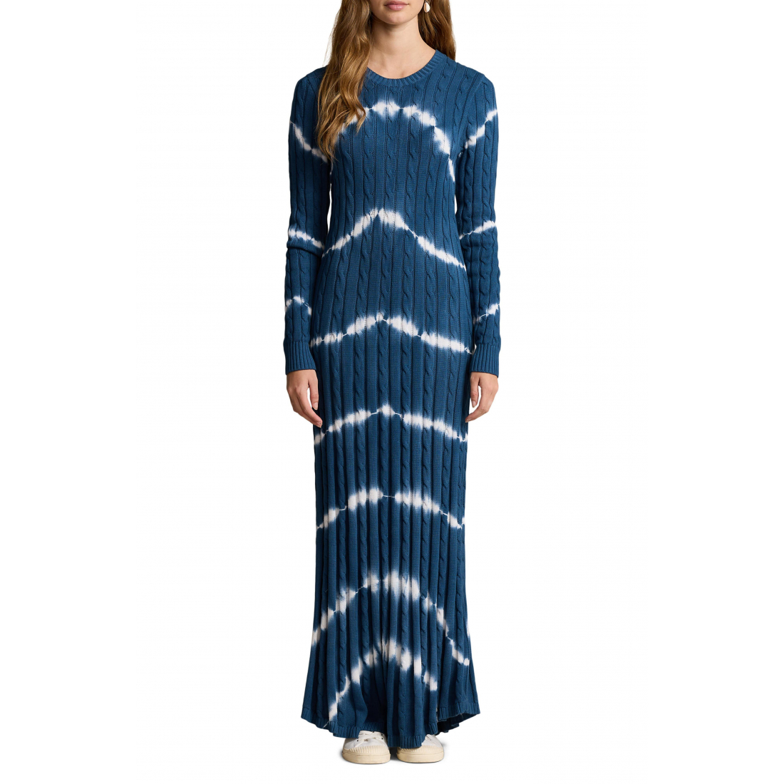 Robe pull 'Tie Dye Long Sleeve Cotton' pour Femmes