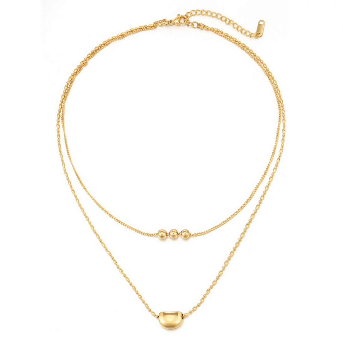Women's 'Perlee Double Chain Floating' Pendant