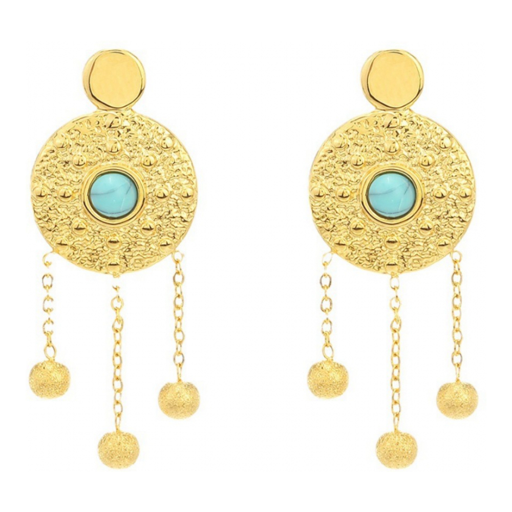 Boucles d'oreilles 'Circular Tapped Disc' pour Femmes
