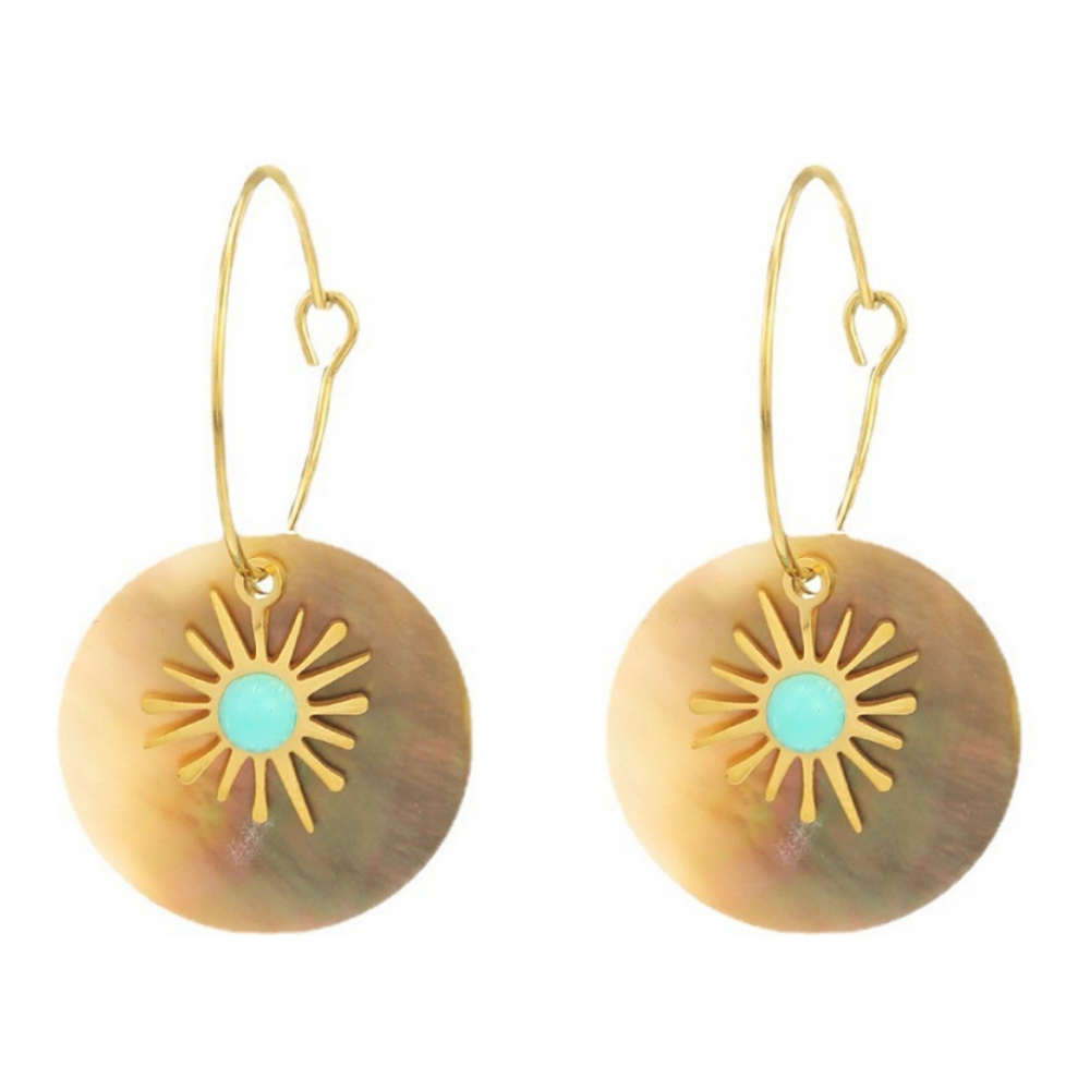 Boucles d'oreilles 'Sunlight Shell' pour Femmes