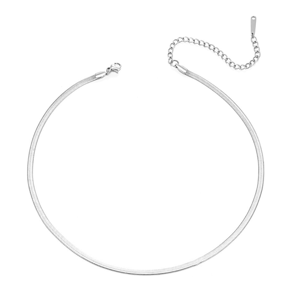 Women's 'Beau Flat Snake Chain' Necklace