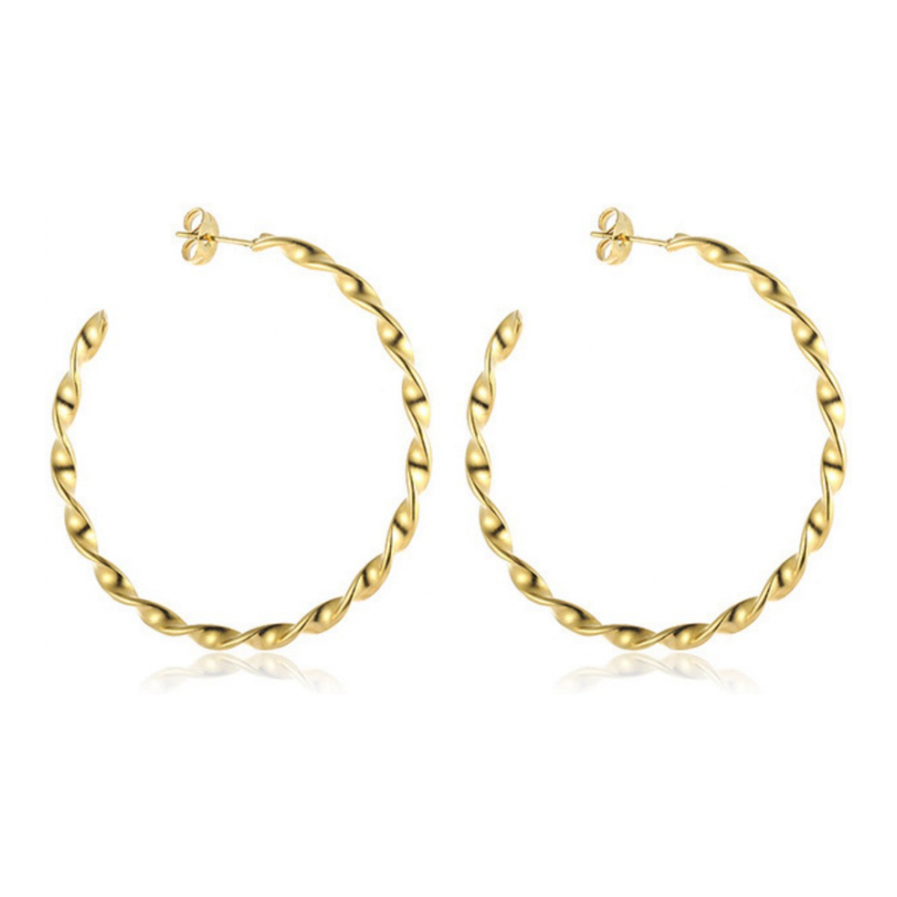 Boucles d'oreilles 'Twist Hoop' pour Femmes