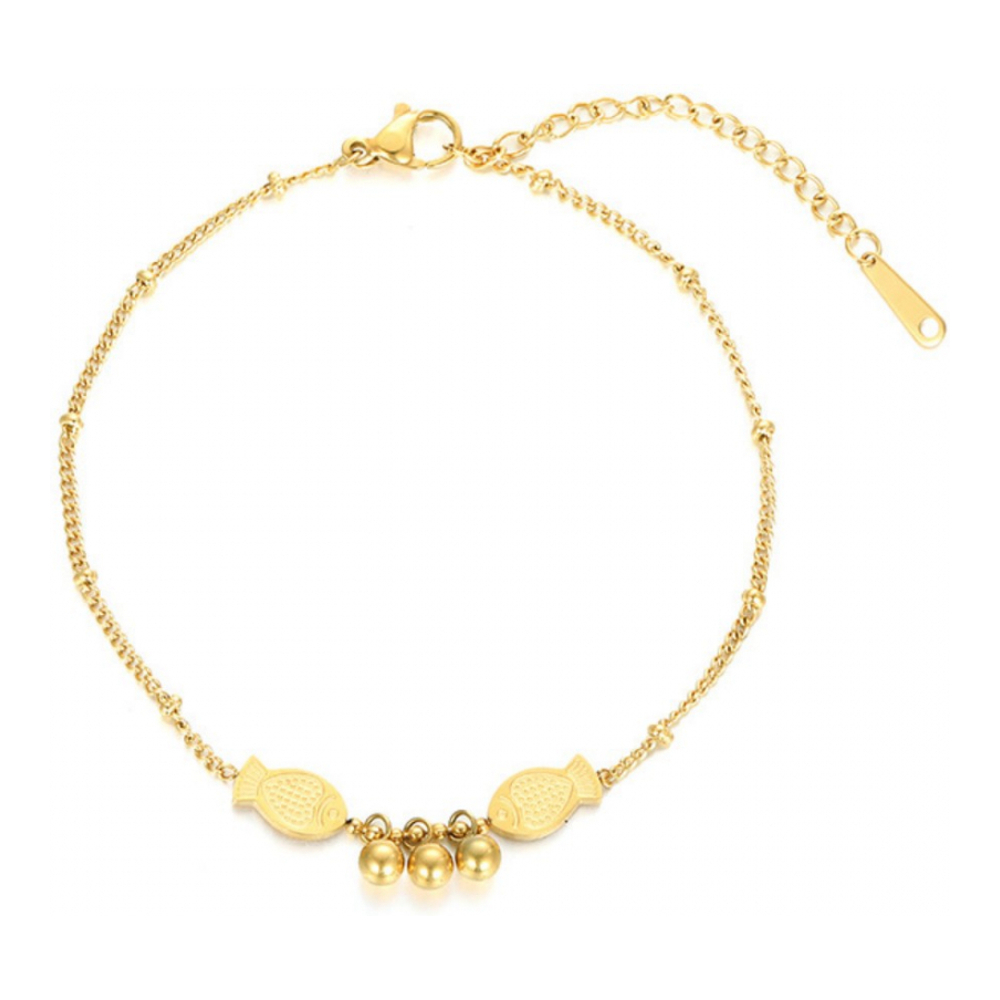 Women's 'Fish Charm Beaded' Bracelet